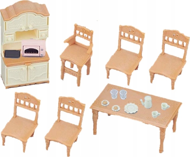 Набір Sylvanian Families сільська їдальня 1 шт. різнокольоровий 1:48 !Опис! (вживаний) — фото 2