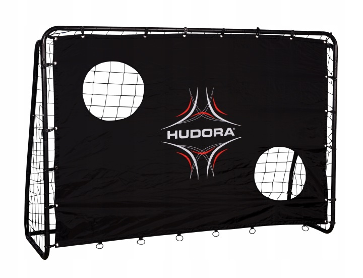 HUDORA ворота футбольні FREEKICK з килимком тренувальною 213x152 см сталь — фото 2