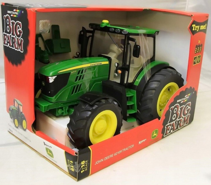 Tomy TOMY FARM Трактор 6210R John Deere 42837 — фото 8