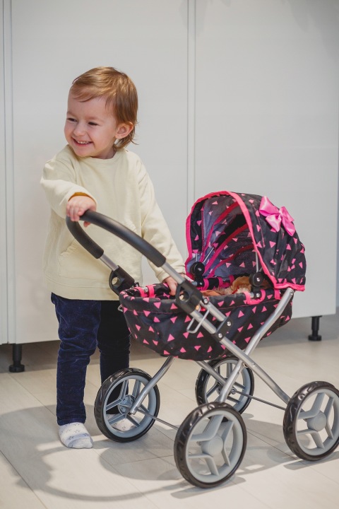 KINDERPLAY WÓZEK DLA LALEK GŁĘBOKI GONDOLA Marka Kinderplay