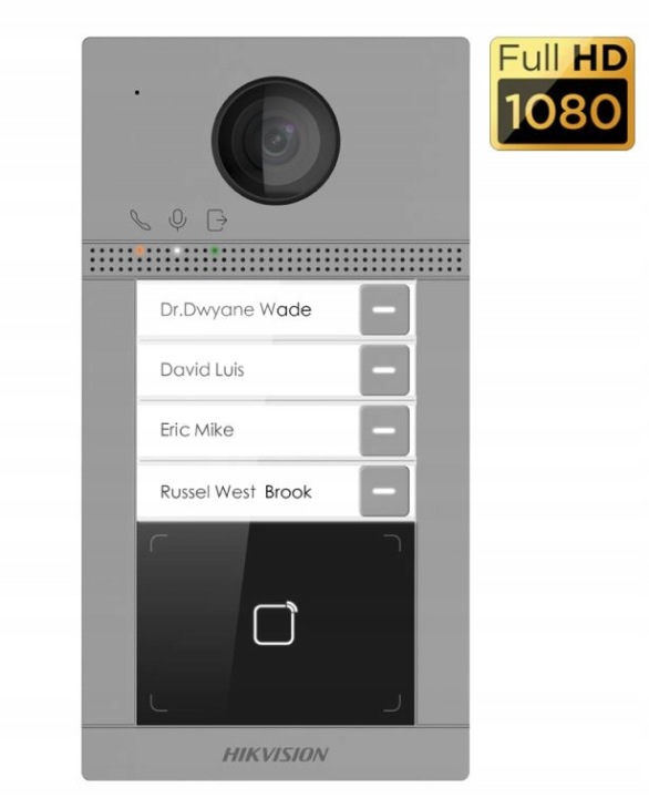 Hikvision DS-KV8413-WME1 WiFi Ip video interkom 4 jednotky