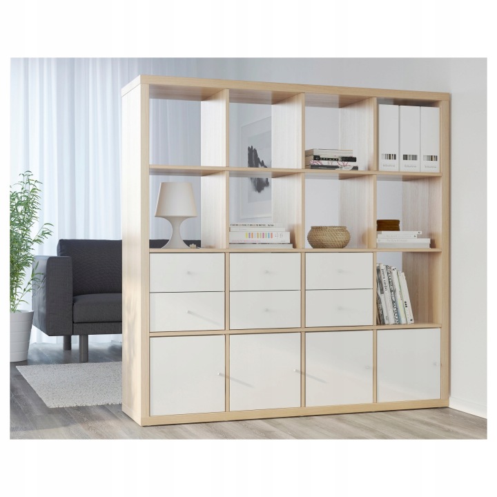 IKEA KALLAX Білий вкладиш з дверима 33x33 — фото 5