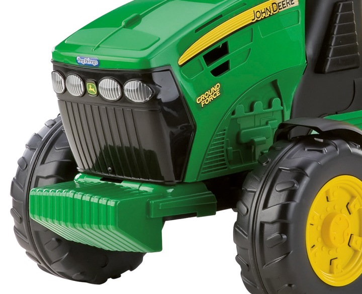 John Deere Трактор Електричний на пульті керування Причіп 12 В для Дітей Керований — фото 7