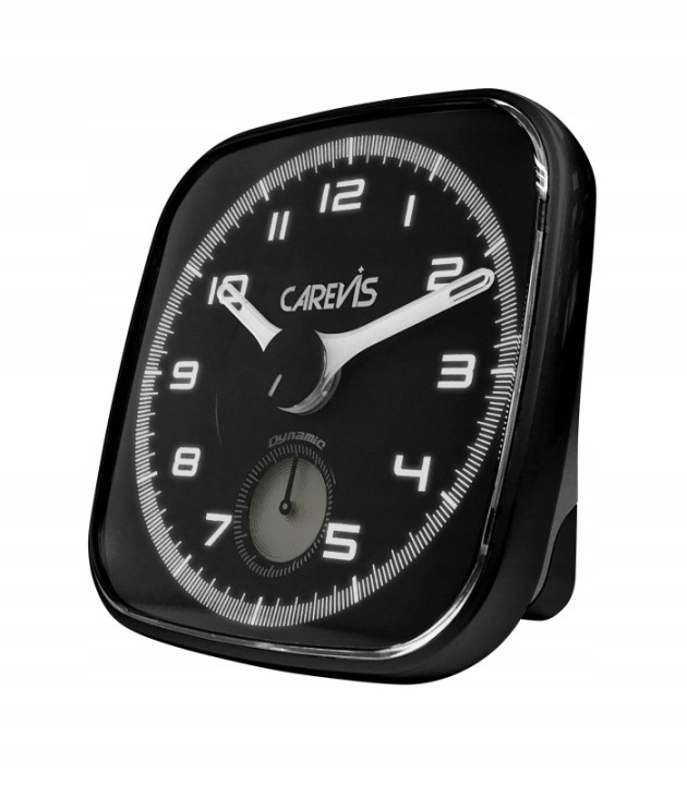 Křemenný budík Carevis C09 design