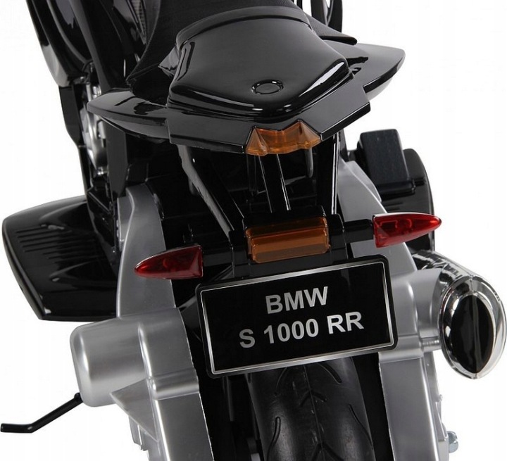 Мотоцикл на акумуляторі BMW S1000RR Для Дітей Сріблястий Триколісний — фото 12