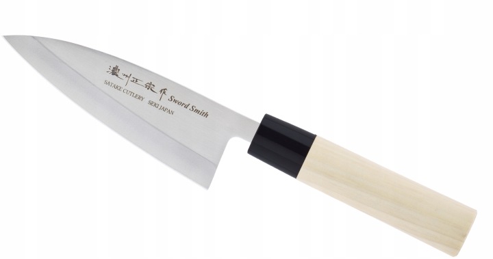 Nůž Satake S/d Deba 12 cm, levák pro ryby a drůbež