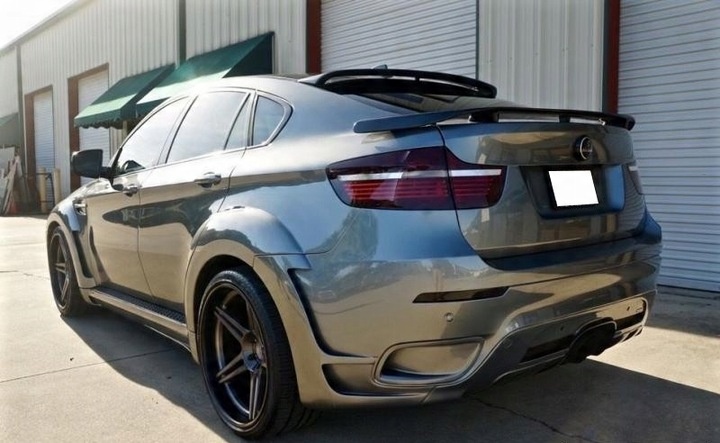BMW x6 белая с черной пленкой