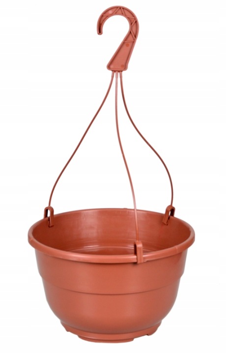 Závěsný květináč Ø 19,7 cm 2,35 L – terakota – 25 Ks