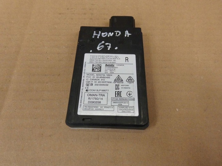 HONDA CIVIC X RADAR STENY RUCHU MODUL 36930-TGG-G01