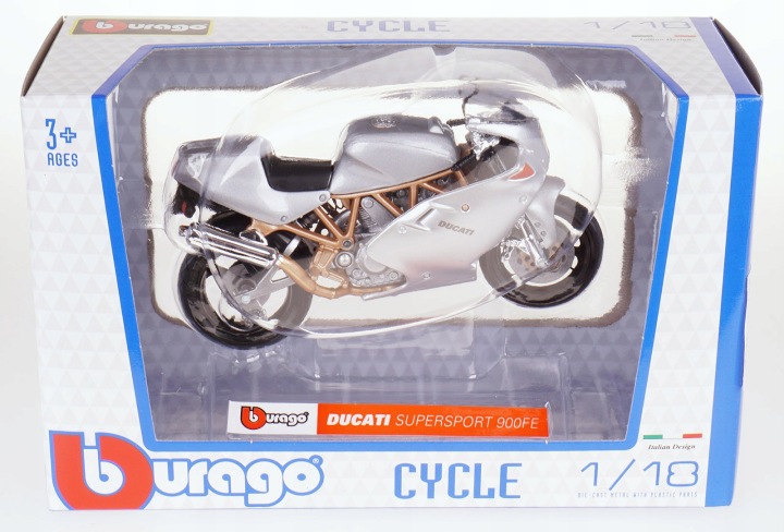 DUCATI SUPERSPORT 900FE метал модель BBURAGO 1:18 — фото 2