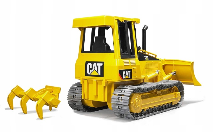 Bruder 02443 Бульдозер гусеничний Cat виготовлено в Німеччині масштаб 1:16 — фото 2