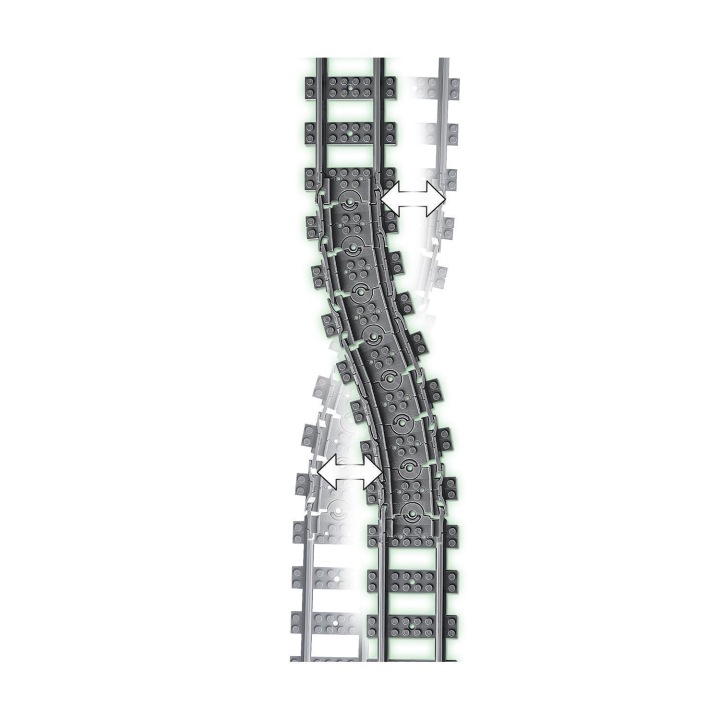 Конструктор LEGO CITY рейки 60205 — фото 7