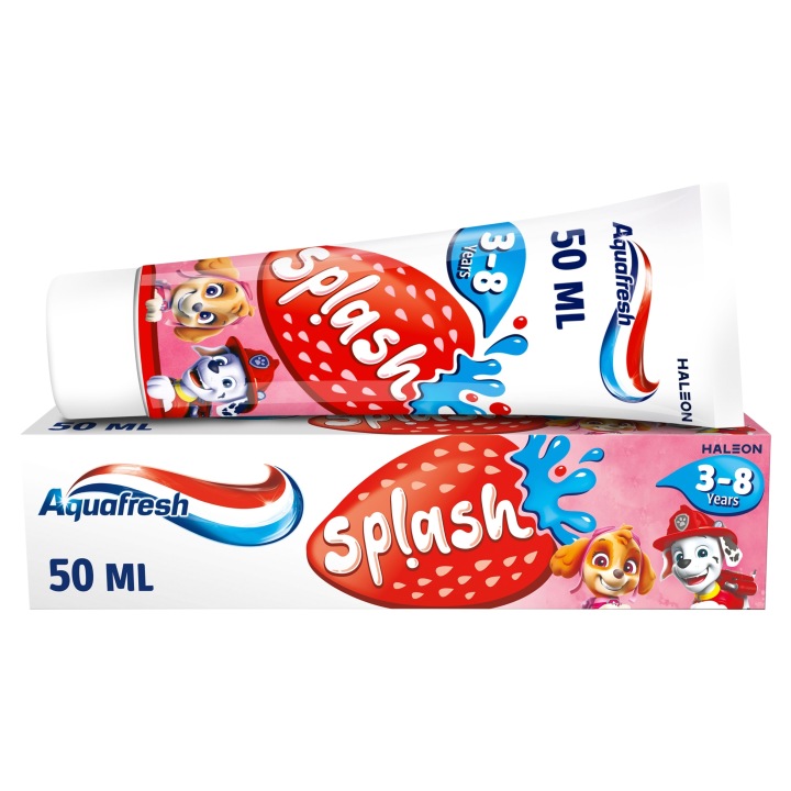3 шт. Зубна паста для дітей Aquafresh Splash у віці 3-8 років 50 мл + У подарунок — фото 13