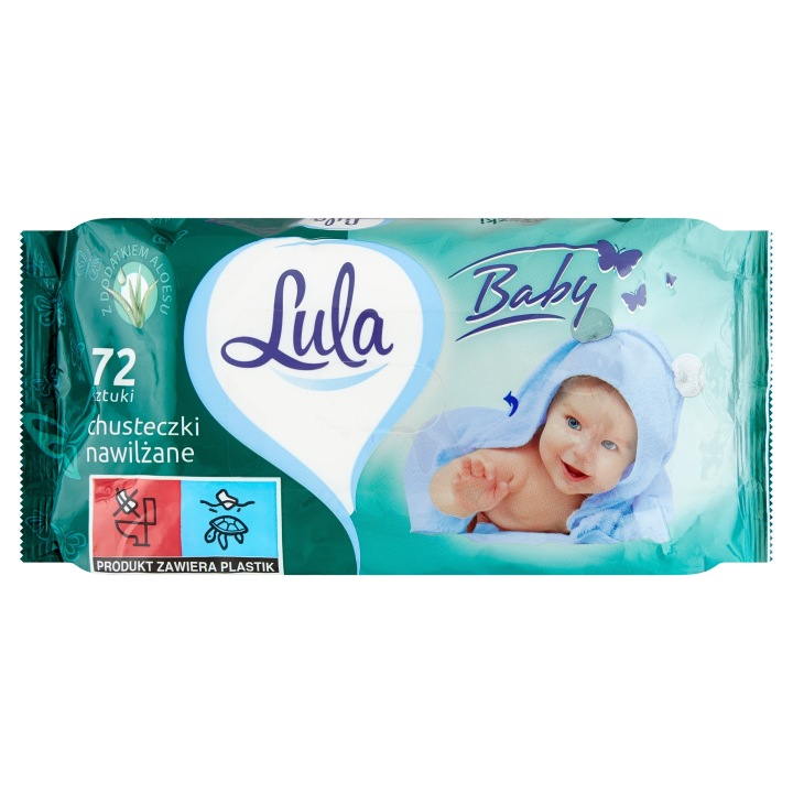 Lula серветки вологі z Aloesem 72 шт.