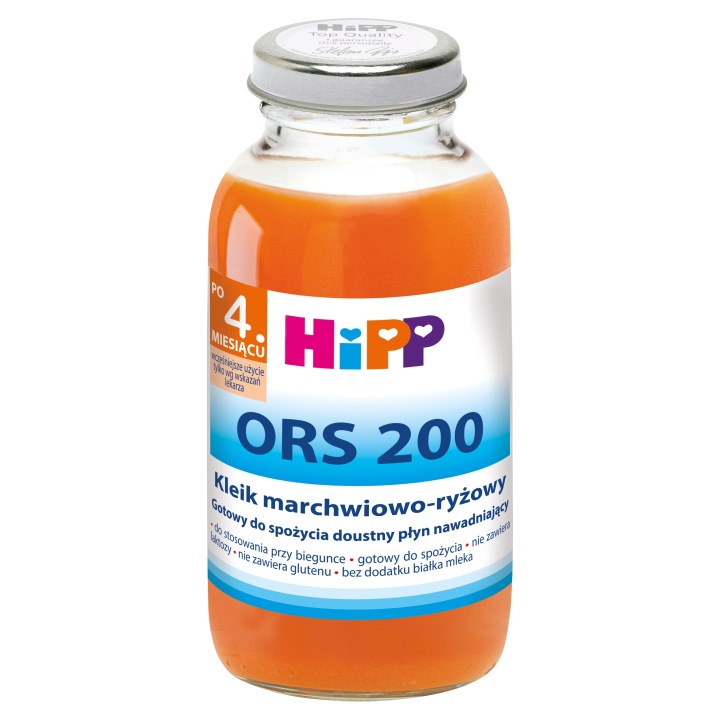 HiPP ORS 200 Каша морква і рис гідратація при діарея 200 мл