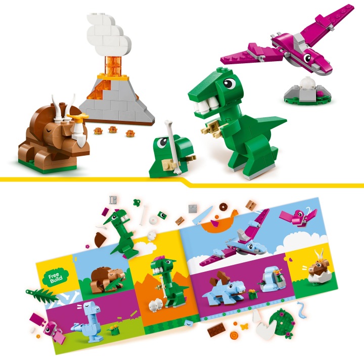 LEGO CLASSIC 11041 Творчі динозаври, набір для дітей +5 років — фото 5