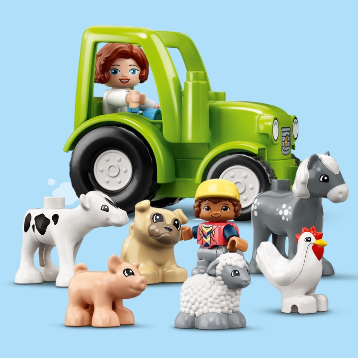 LEGO Duplo 10952 Амбар, трактор і тварини свійські FARMA загін — фото 7