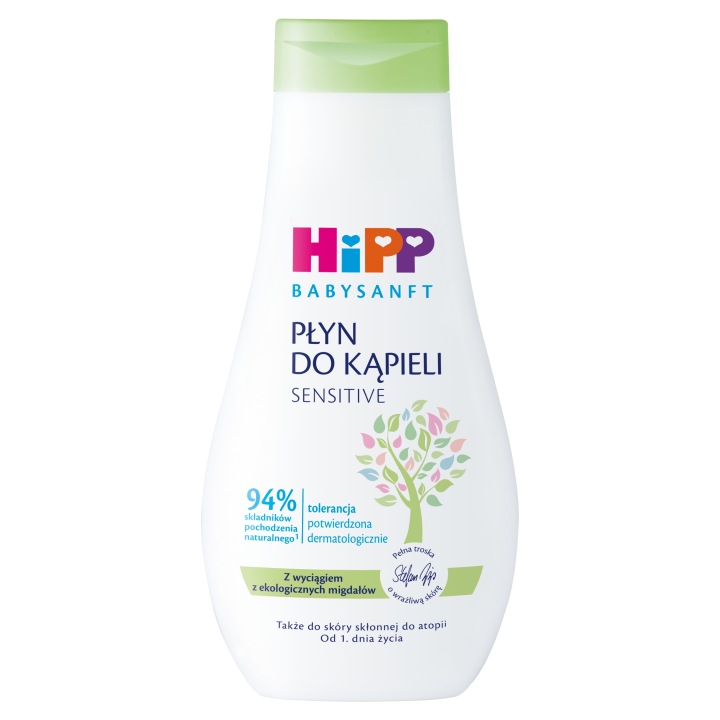 Hipp Babysanft Sensitive для догляду засіб для купання 350 мл — фото 4