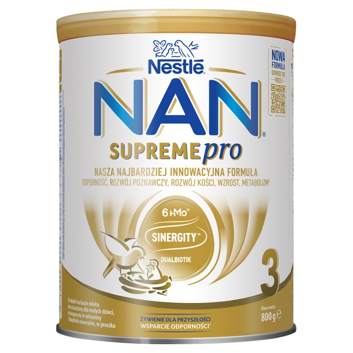Nestle Молоко Адаптоване NAN SUPREMEPRO 3 Продукт на основі молока 800 г — фото 2