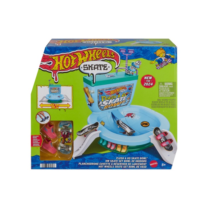 Mattel Hot Wheels Skates Полоскання Fingerboard Скейтпарк — фото 6