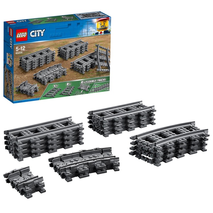 Конструктор LEGO CITY рейки 60205