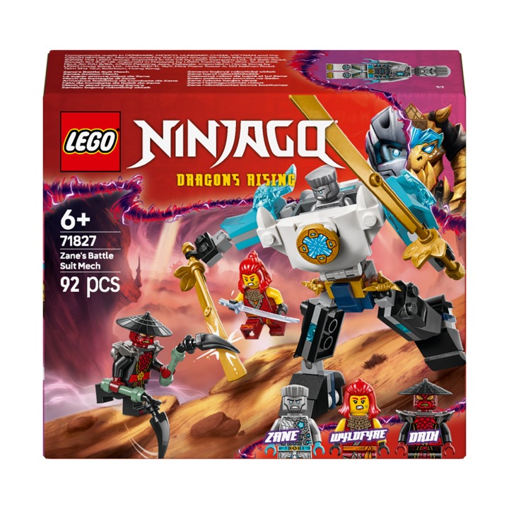 LEGO NINJAGO Робот у броні бойової Zane’a 71827 — фото 2