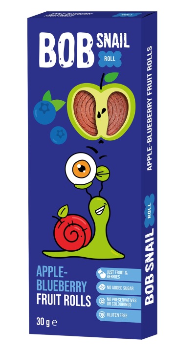 Перекуска яблуко чорниця без цукру 30 г BOB SNAIL — фото 7