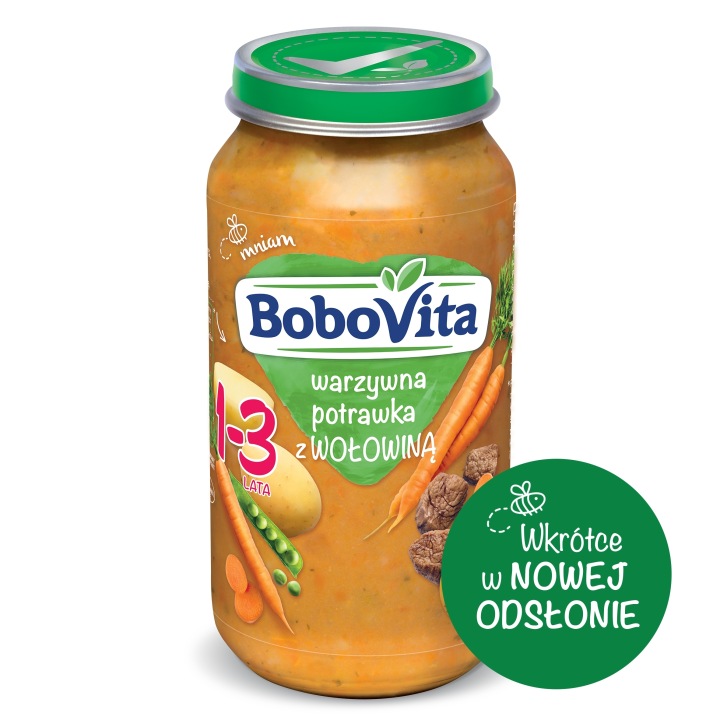 BoboVita Овочева рагу з яловичиною - 250 г - — фото 9