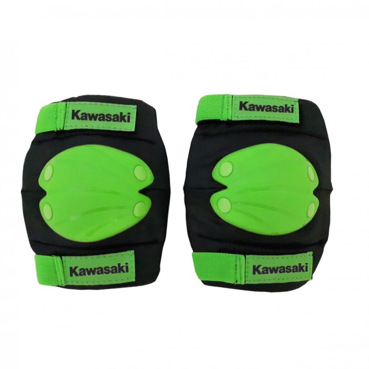 Kawasaki Комплект Захисних накладок на Лікті Коліна розмір L Зелені для Дітей