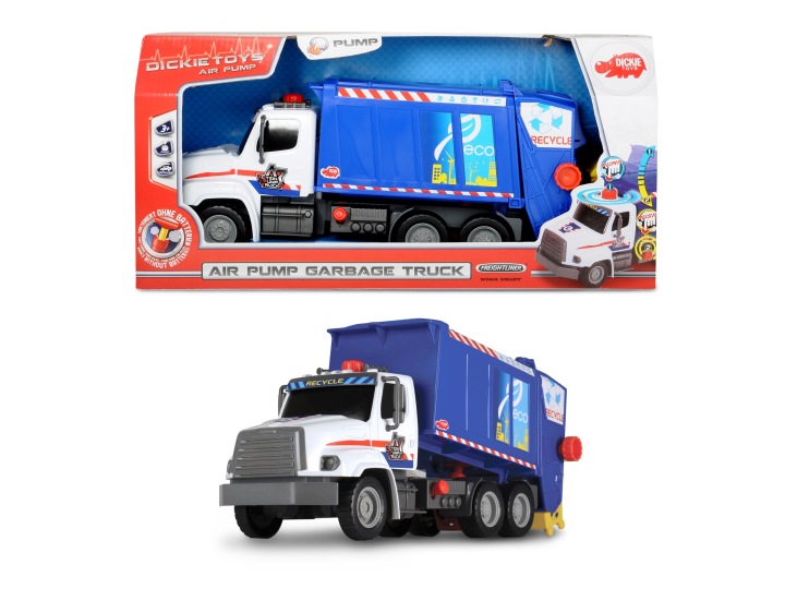 Dickie Śmieciarka Air Pump Garbage Truck Авто Вантажівка — фото 12