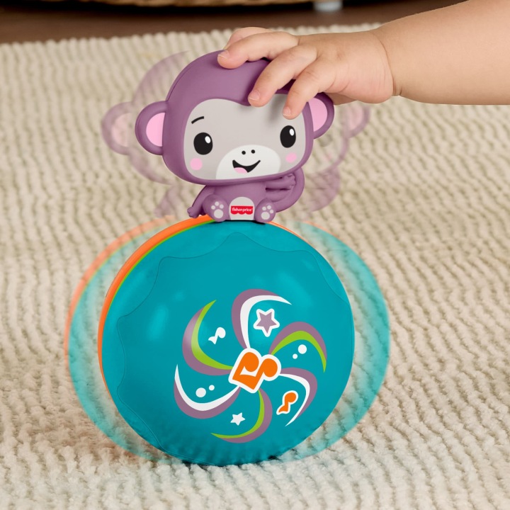 FISHER PRICE мавпочка м'ячик для повзання для малюка +9 міс. — фото 3