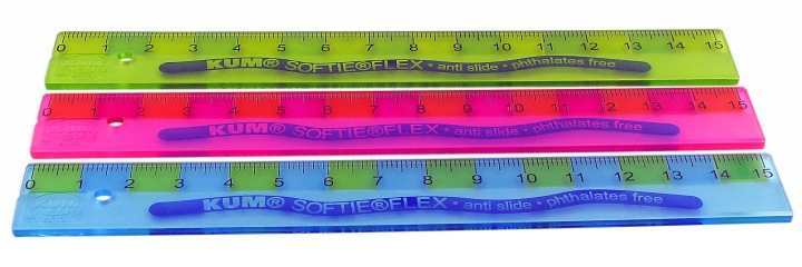 Лінійка 15 см softie flex у мішечку Бренду Kum — фото 3