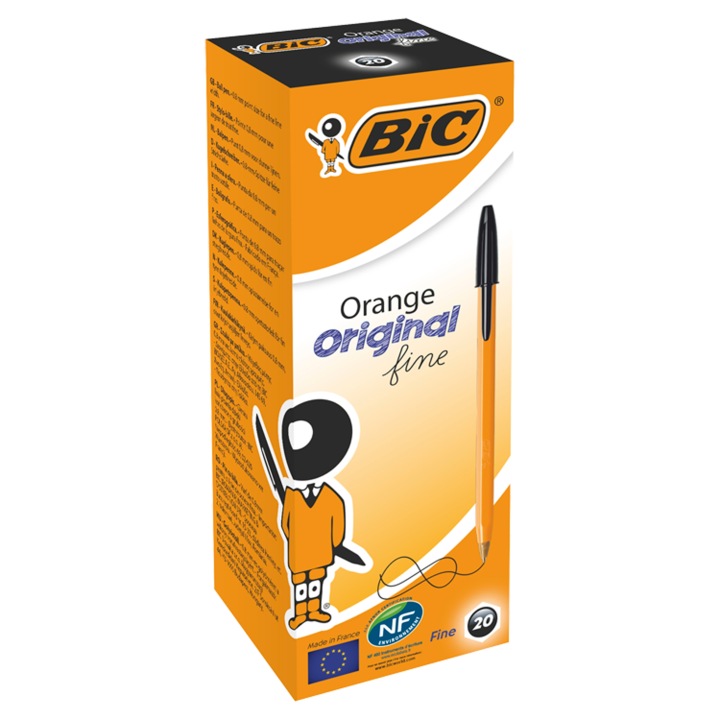 Ручка BIC Помаранчевий Чорний швидковисихаючий 0,7 мм — фото 8