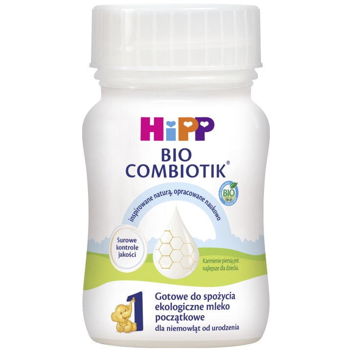 Hipp 1 Combiotik екологічне молоко стартове у рідкому вигляді Біо 90 мл — фото 3