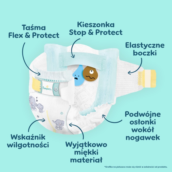 Pampers Premium Care 4, 188 шт., 9-14 кг Підгузки Місячний запас Плюс — фото 9