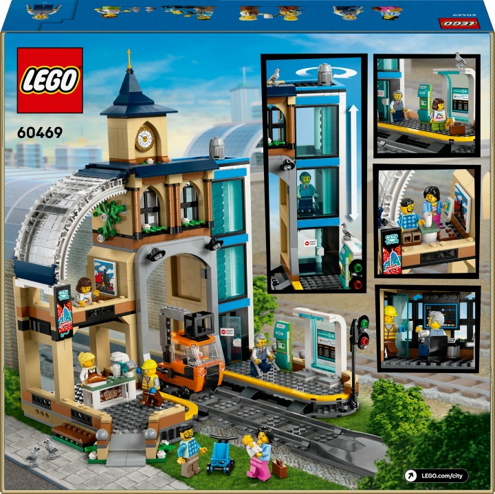 60469 LEGO City Центральний вокзал залізничний — фото 9