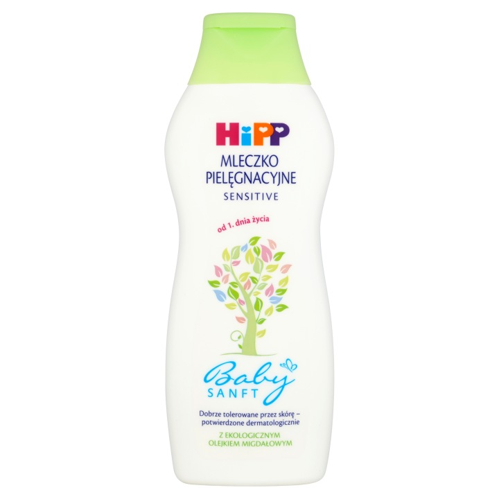 HIPP BABYSANFT Молочко для догляду від 1 дня життя 350 мл