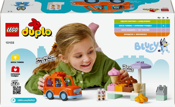 LEGO DUPLO 10458 Bluey і прогулянка після морозиві 22 елементи від 2 років — фото 11