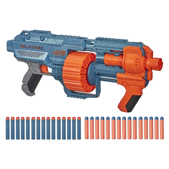 Пістолет NERF ELITE 2.0 SHOCKWAVE RD-15 гвинтівка для дітей на стрілки — фото 4