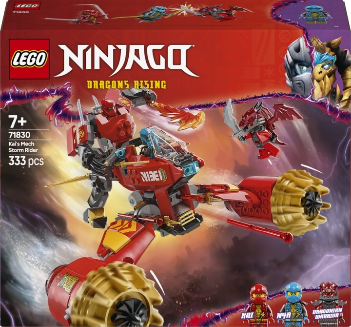 Конструктор LEGO Ninjago 71830 Грозовий Вершник-мех Kaia 2 в 1 Рухомі Частини — фото 13