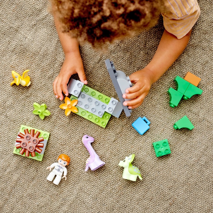 LEGO DUPLO 10938 З динозаврами школа Jurassic World (вживаний) — фото 3