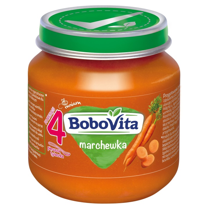 BoboVita Перша ложечка морквинка супчик у баночці по 4 місяця 125 г — фото 2