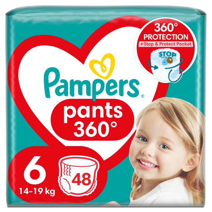 Pampers Pants 360 Трусики-підгузки 6 14-19 кг 48 шт. з кишенькою — фото 7