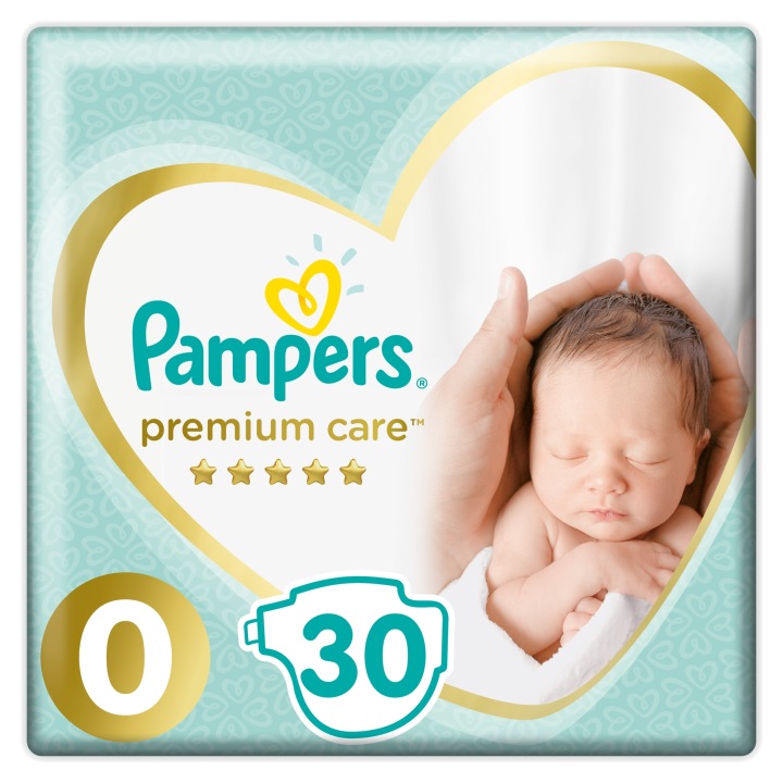 Pampers Premium Care розмір 0, 30 шт., <3 кг Підгузки Підгузки — фото 2