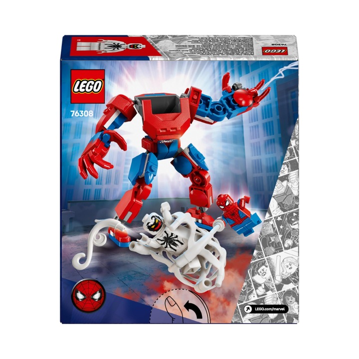 Конструктор LEGO 76308 Marvel Робот Spider-man ножний Anti-Venom 107 ел. — фото 4