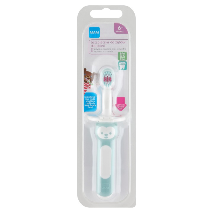 Щіточка для зубів для немовляти MAM Baby Baby’s Brush 6 міс.+ — фото 2