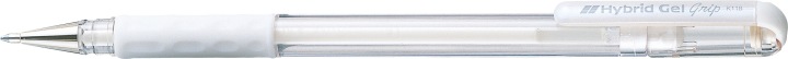 Ручка гелева HYBRID GEL K118 білий PENTEL