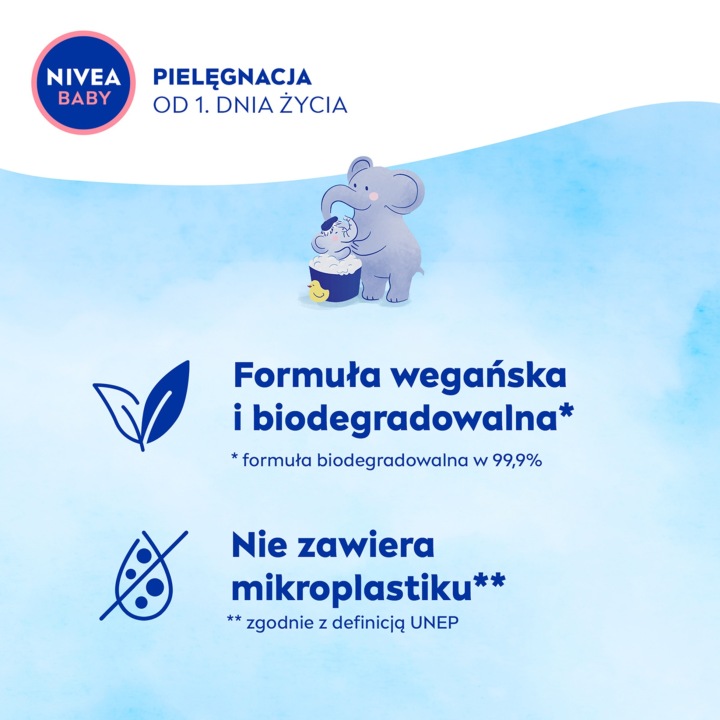 NIVEA BABY Гель 2 в 1 для миття тіла і волосся від 1 дня з насосом 500 мл — фото 8
