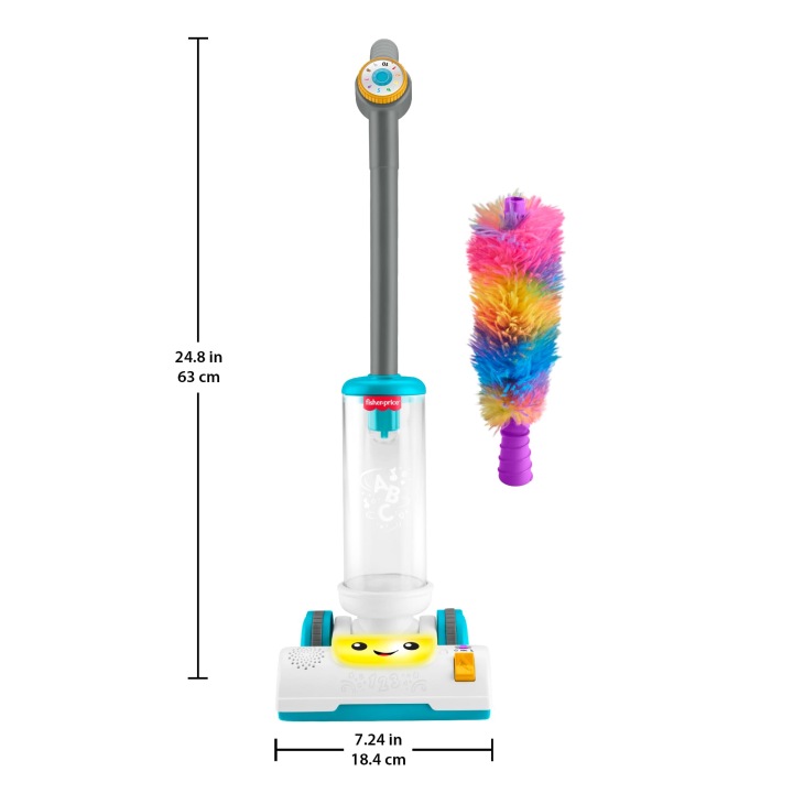 Fisher-Price Пилосос Малюка 2 в 1 Розвивальна іграшка інтерактивна 2+ JMM36 — фото 6
