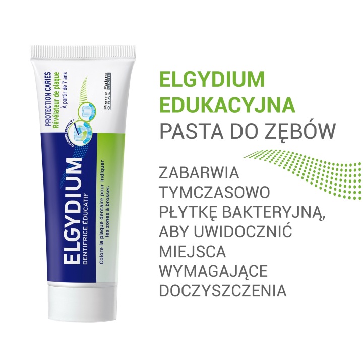 Elgydium Розвивальна зубна паста фарбувальна пластину зубний наліт, 50 мл — фото 4